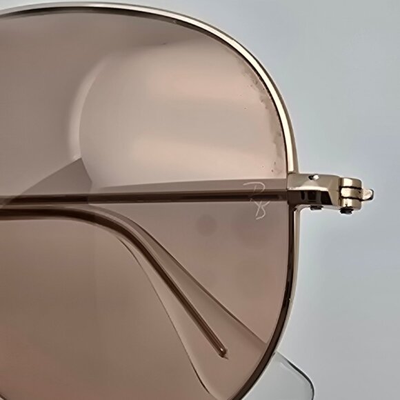 Ray-Ban RB3025 001/3E Aviator Gradient Gold Frame Silver Pink Mirror Sunglasses - Picture 13 of 15
